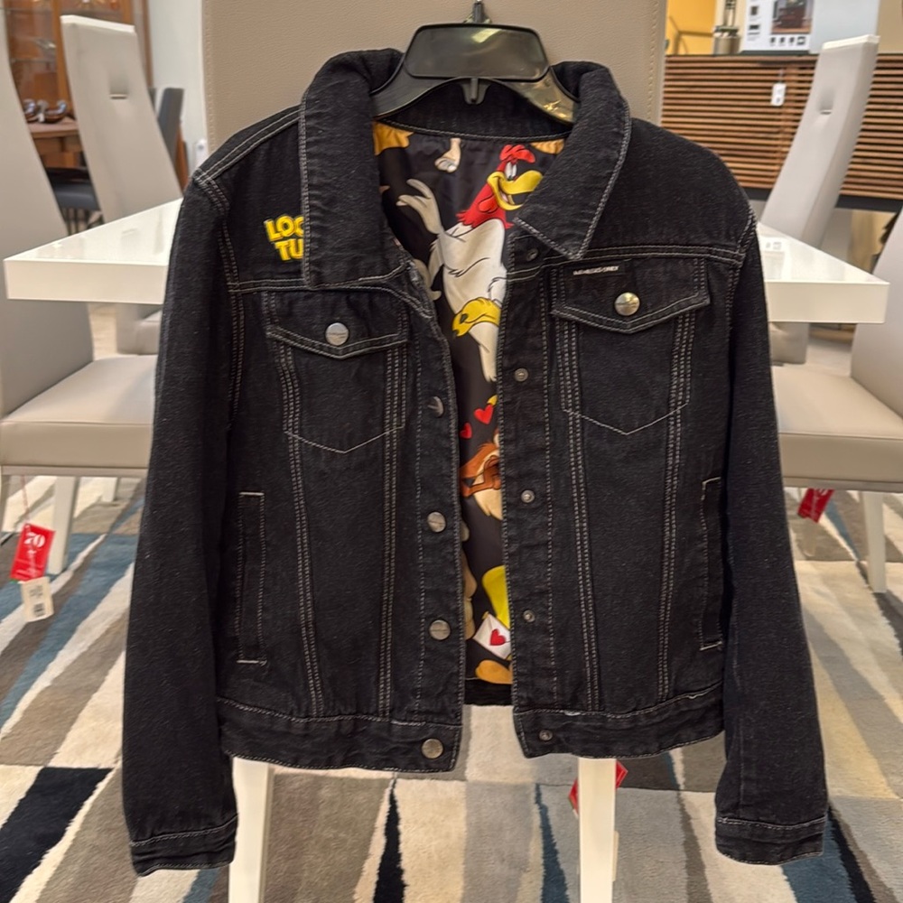 EUC Members Only 1975 Jean reversible jacket size Large Junior/Medium Adult.